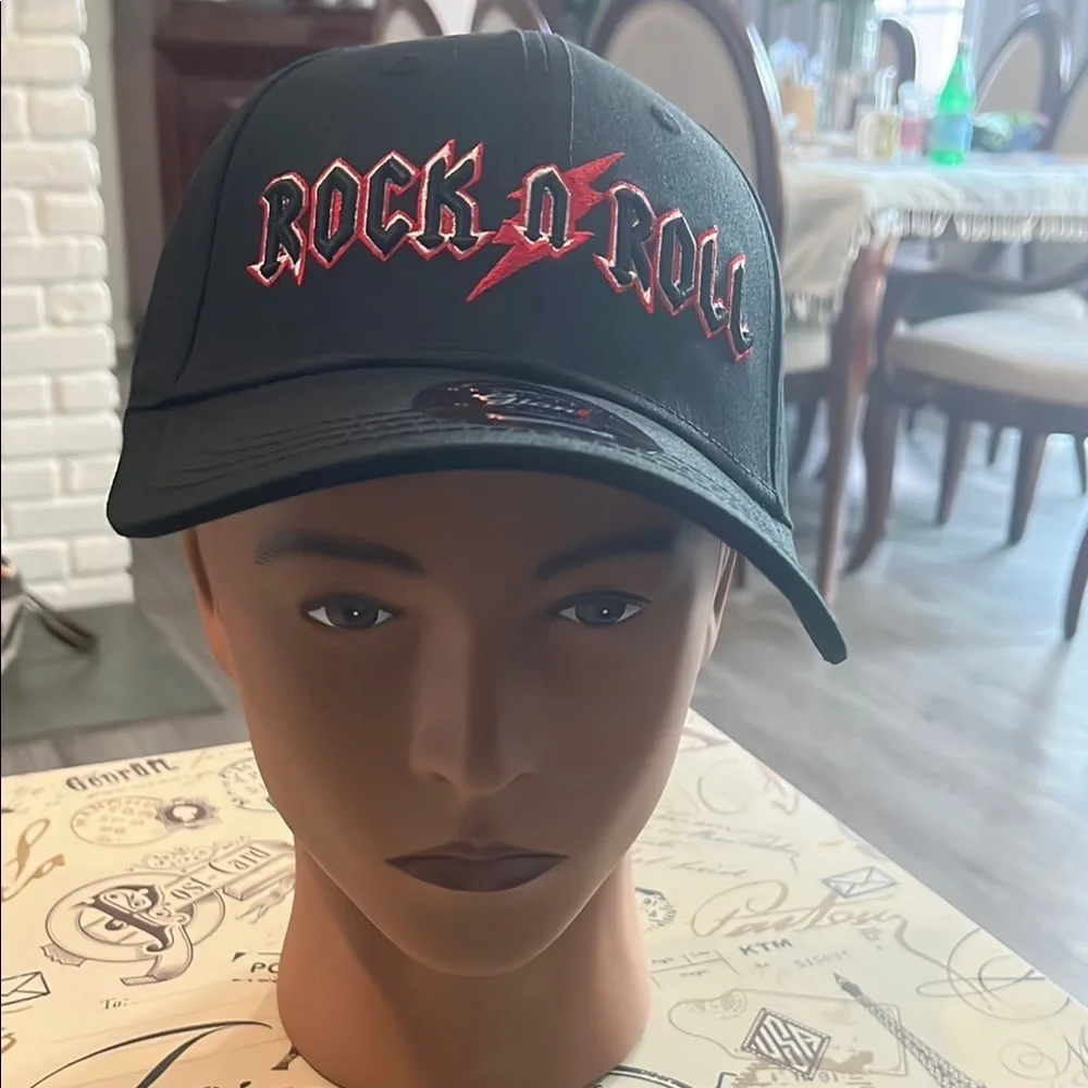 Black Rock n Roll Cap
